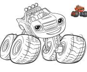 Coloriage Blaze et les Monster machines gratuit