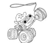 Coloriage Blaze et les monster machines Starla