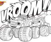 Coloriage Blaze et les Monster Machines Vroom