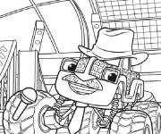 Coloriage Bump pare-chocs blaze et les Monster machines