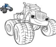 Coloriage Crusher de Blaze et les Monster Machines
