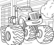 Coloriage Crusher monster truck