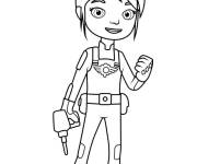 Coloriage Gabby l'amie de AJ