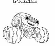 Coloriage Pickle de Blaze et les Monster Machines
