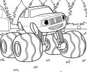 Coloriage Pickle mignon monster machine