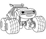 Coloriage Watts Monster Machine pour les enfants