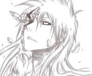Coloriage Abarai Renji de Bleach dessin&eacute; &agrave; la main