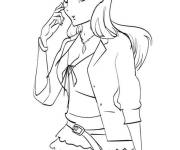 Coloriage Apercu de Orihime Inoue