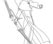 Coloriage Attaque dans anime Bleach