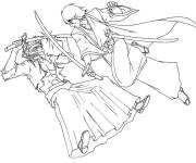 Coloriage Bataille de Bleach