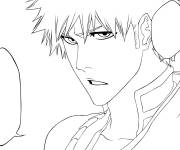 Coloriage Beau personnage de Bleach