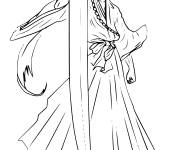 Coloriage Bleach en vecteur