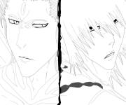 Coloriage Combat de Ichigo contre Aizen