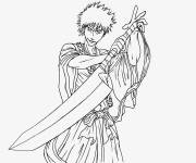 Coloriage Corps entier de Ichigo Kurosaki