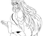 Coloriage Fille de Bleach
