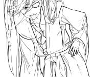 Coloriage Furoufushi Saitou en illustration