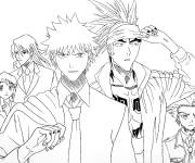 Coloriage H&eacute;ros de Bleach