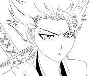 Coloriage Hitsugaya Toushiro de Bleach