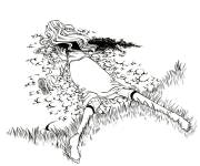 Coloriage Ichigo de la manga Bleach