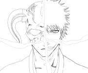 Coloriage Ichigo Kurosaki de Bleach