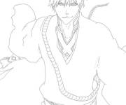 Coloriage Ichigo Kurosaki qnime