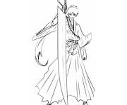 Coloriage et dessins gratuit Ichigo ps à imprimer