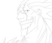 Coloriage et dessins gratuit Illustration Zaraki Kenpachi de Bleach à imprimer