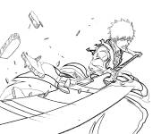 Coloriage Kurosaki Ichigo bankai