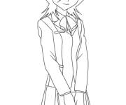 Coloriage et dessins gratuit L'adorable Rukia Kuchiki à imprimer