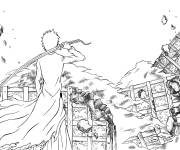 Coloriage La destruction de Ichigo