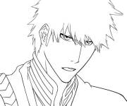 Coloriage Le beau Ichigo Kurosaki
