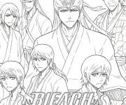 Coloriage Le monde de la manga bleach
