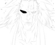 Coloriage Manga Zaraki Kenpachi