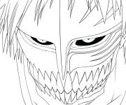 Coloriage Masque de personnage de Bleach