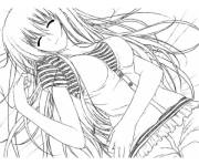 Coloriage Orihime Inoue anime PS