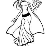 Coloriage Orihime Inoue Bleach