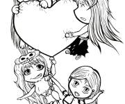 Coloriage Personnages chibi de Bleach