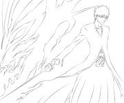 Coloriage Portrait de Ichigo Bleach