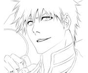 Coloriage Portrait de Ichigo Kurosaki