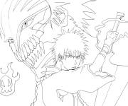 Coloriage Poster de Ichigo Kurosaki