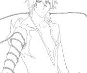 Coloriage Sc&egrave;ne de Bleach pour adulte