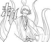 Coloriage Sindzi Hirako de Bleach