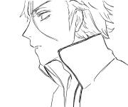 Coloriage Sosuke Aizen de Bleach