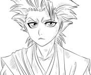 Coloriage et dessins gratuit Toshiro en col&egrave;re à imprimer