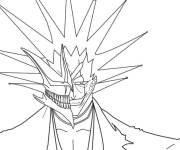 Coloriage Vue de Zaraki Kenpachi