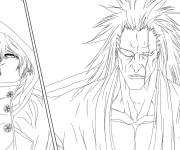 Coloriage Zaraki Kenpachi de Bleach