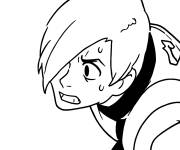 Coloriage Ashime Suzuki de Blue Lock