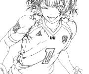 Coloriage Bachira Meguru de Blue Lock