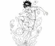 Coloriage Bachira Meguru, l'esprit du football en mouvement