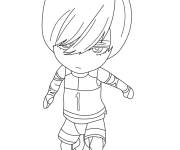 Coloriage et dessins gratuit Blue Lock chibi pour enfants à imprimer